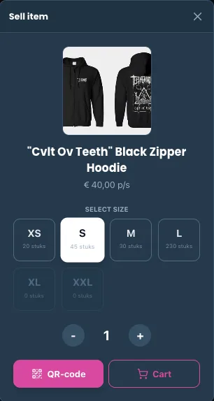 bandboss manager - features - merch manager
