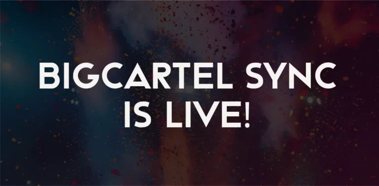 bandboss manager app - big cartel sync live